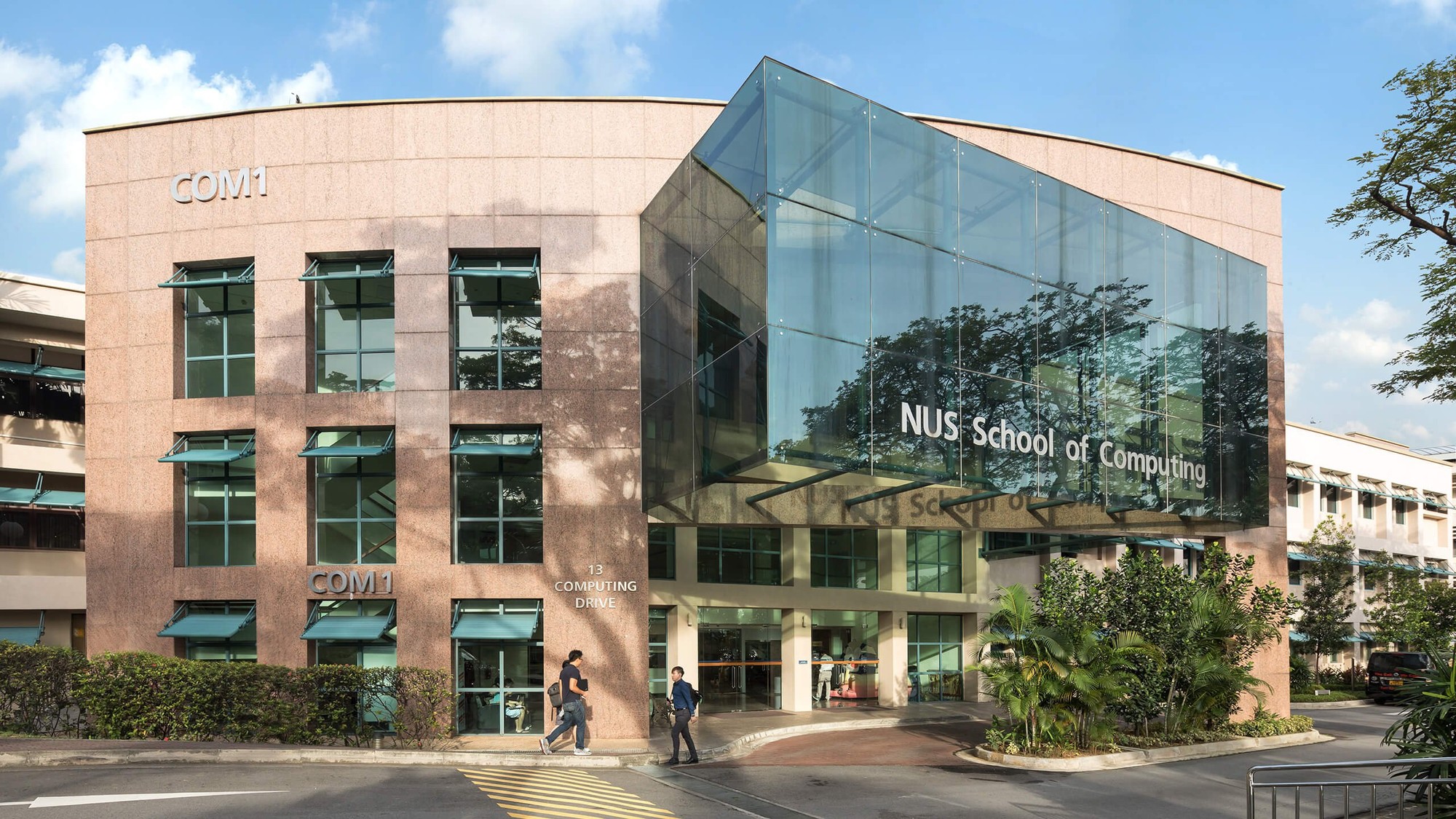 NUS Computing building on campus