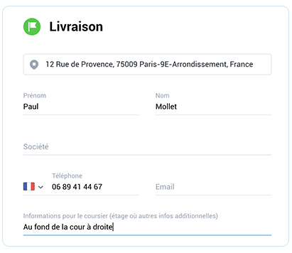 point-de-livraison point-de-livraison