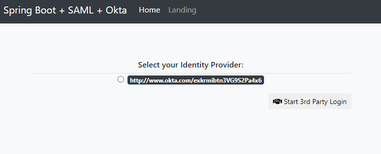 spring boot saml okta