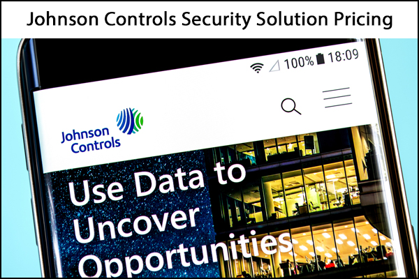 Johnson Controls Security Solution Pricing