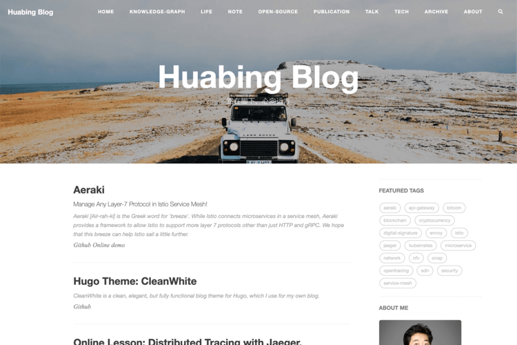 Hugo-Theme-Cleanwhite
