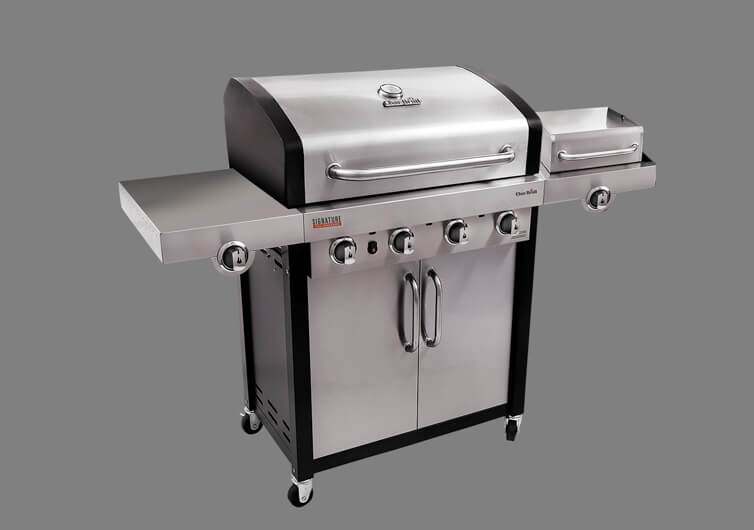 Char-Broil Signature TRU-Infrared 4-Burner Gas Grill Second Angle Shot