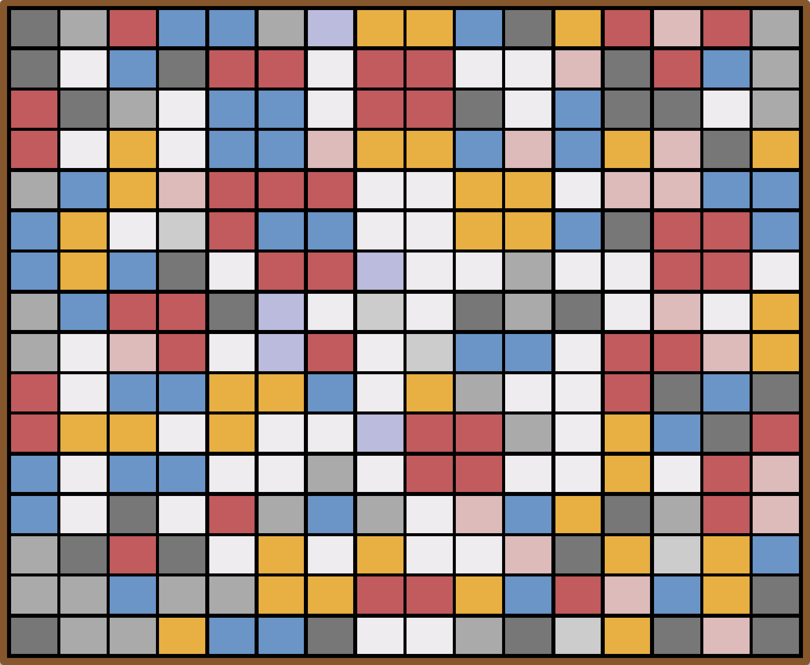 Screenshot of the Mondrian collection on CodePen