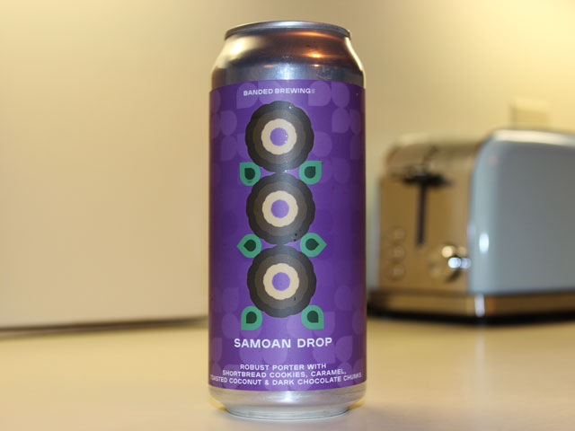 Samoan Drop, a Porter brewed by Banded Brewing Company