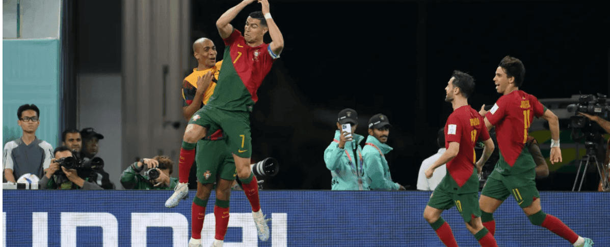 Cristiano Ronaldo makes World Cup history with goal against Ghana