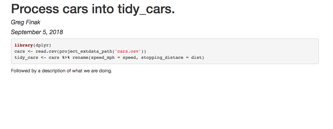 Tidy Cars HTML Vignette