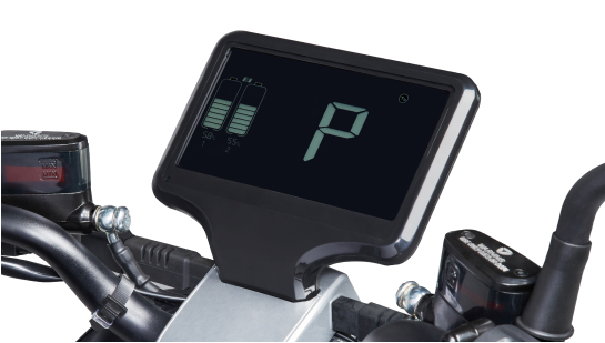 Wunder Mobility G5L moped, display.