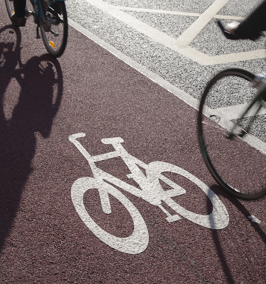 bicycle lane mark