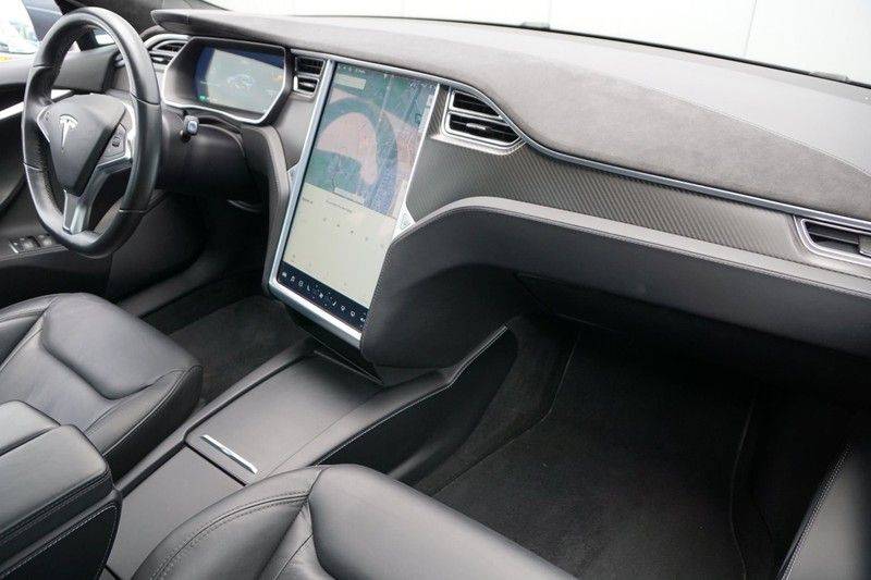 Tesla Model S P90D Performance Ludicrous 576pk / Autopilot / Pano / 21inch / Carbon / 162.500,- Nieuw / Free Supercharging! afbeelding 4