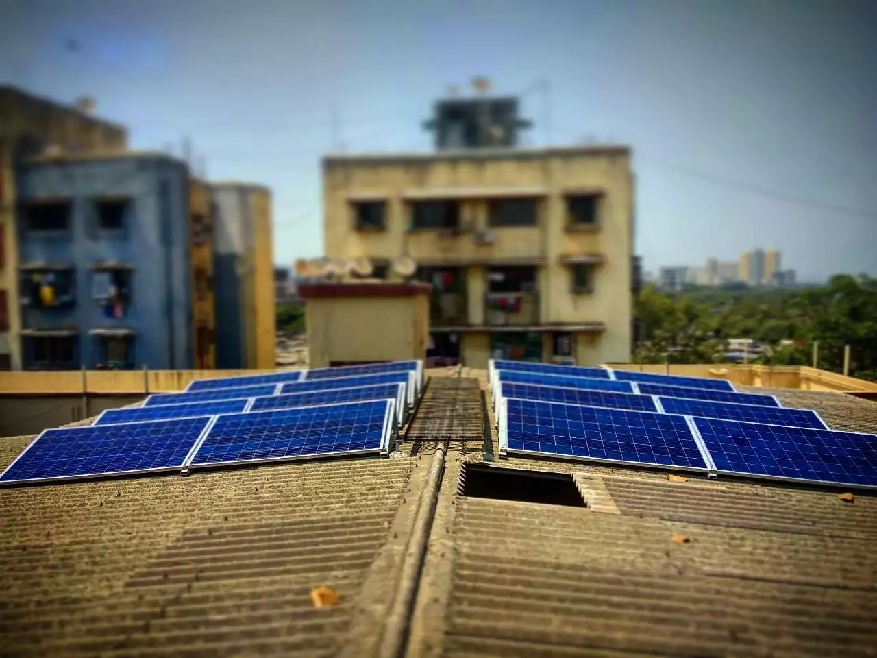 solar panels on roof - Thane