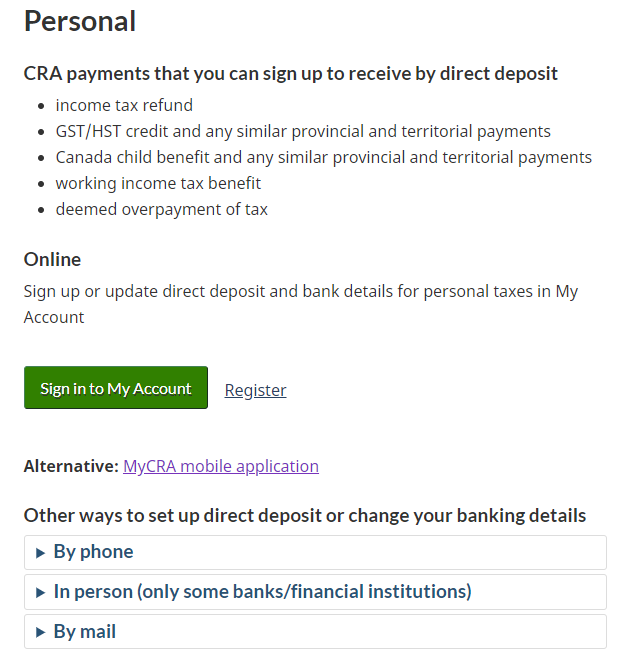A screenshot of a simplified contact page.