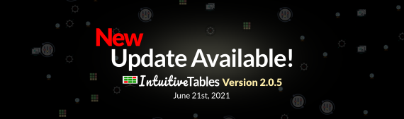 IntuitiveTables v2.0.5