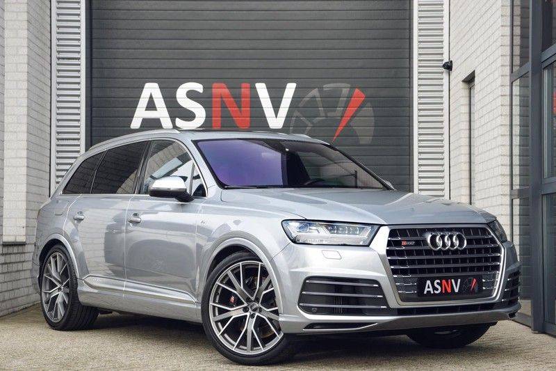 Audi SQ7 4.0 TDI Quattro Pro Line + , 435 PK, Valcona/Leder, Pano/Dak, 2017, Bose, 22'', Elekt. Trekhaak, 79DKM!! afbeelding 1