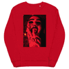 "Atone Fool" (Unisex Sweatshirt, Red)