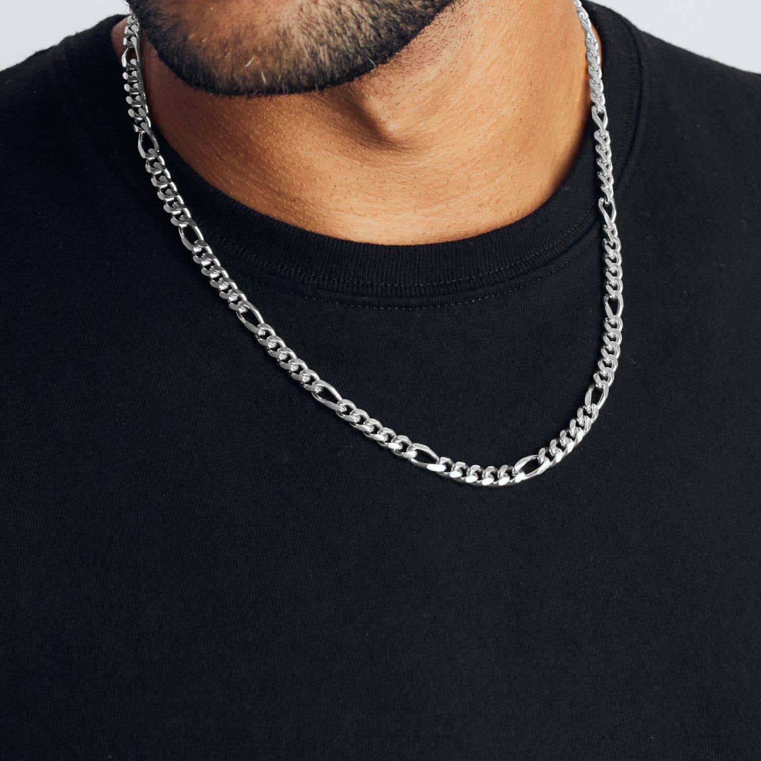 The Figaro Chain | Men's Silver Figaro Chain | Figaro Link Chain