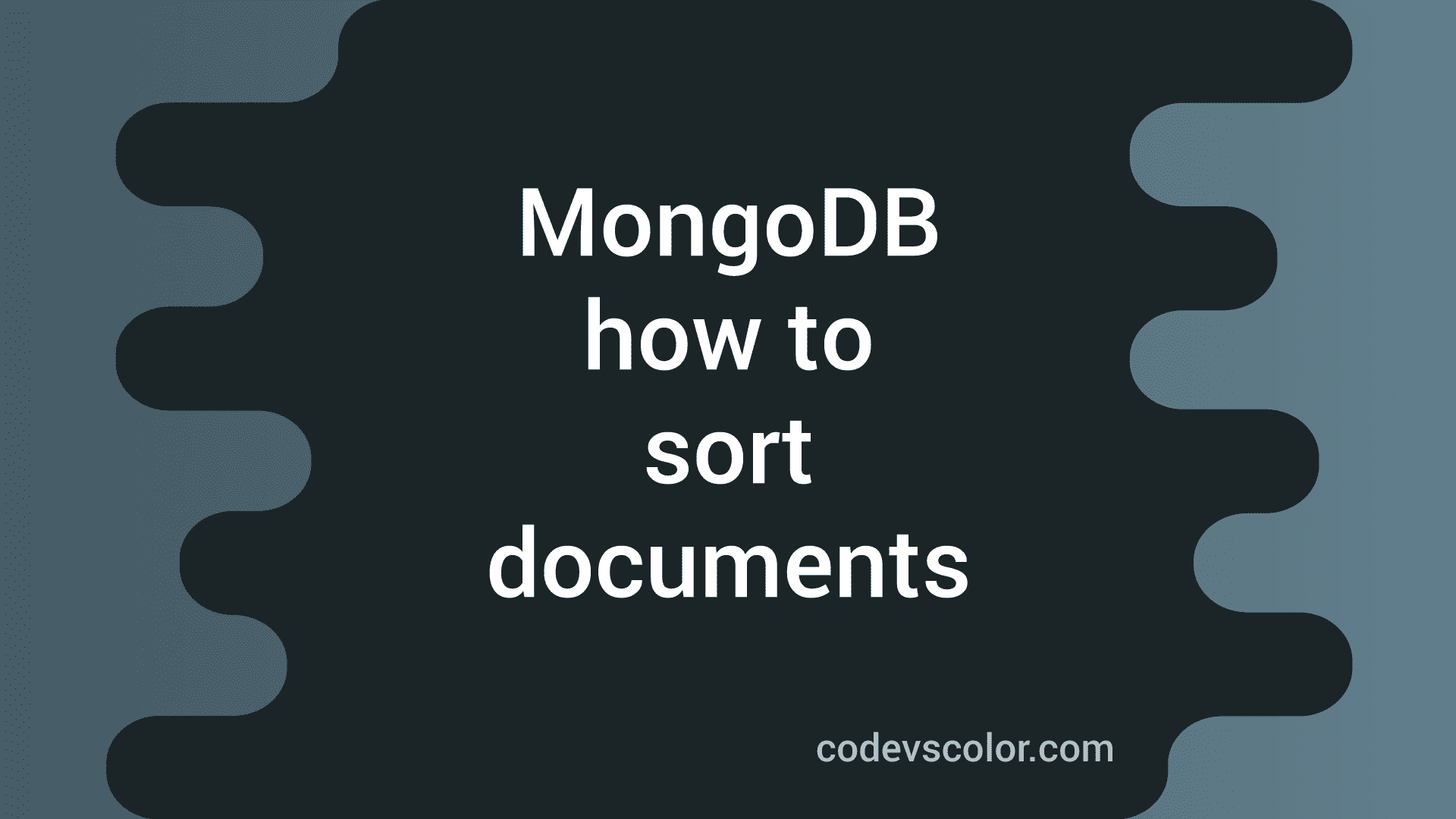 how-to-sort-documents-in-mongodb-codevscolor