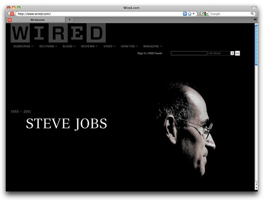 Wired tribute to Steve Jobs