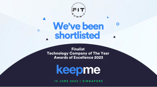 Keepme shortlisted for Technology Company of The Year Award