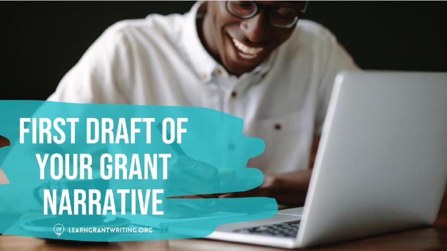 Tips for Writing Your First Draft of a Grant Narrative image