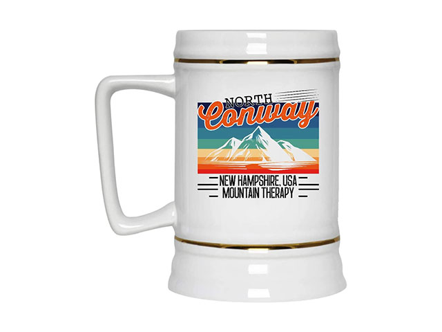 A North Conway, NH 22oz Beer Stein