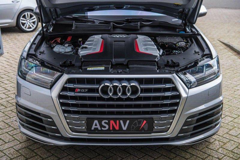 Audi SQ7 4.0 TDI Quattro Pro Line + , 435 PK, Valcona/Leder, Pano/Dak, 2017, Bose, 22'', Elekt. Trekhaak, 79DKM!! afbeelding 21