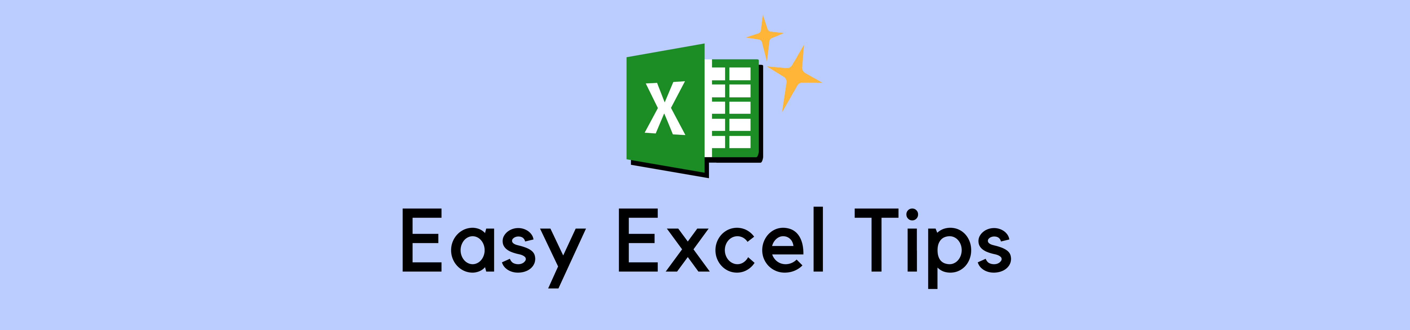 Easy Excel Tips header