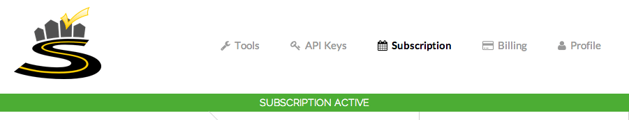 Subscription active