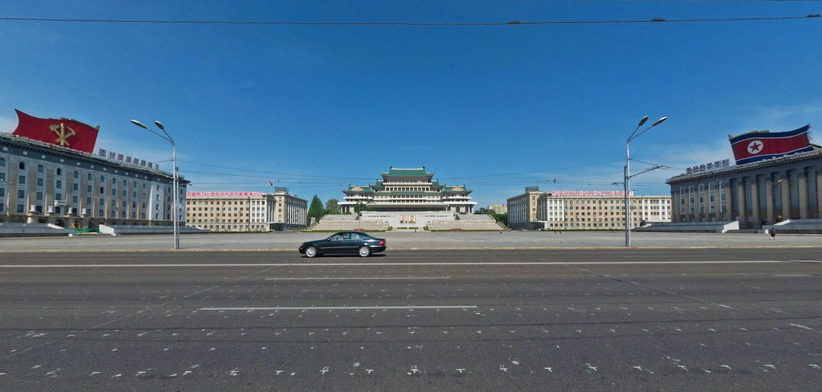 Пхеньян, площадь имени Ким Ир Сена, 2015. Источник: Aram Pan, Google Street View