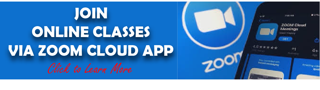 Zoom Online Classes Banner