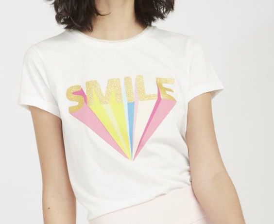 T-shirt Smile à manches courtes
