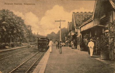 Newton station, 1910