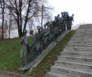 Monument to Fallen Jewish People from WWII in Minsk