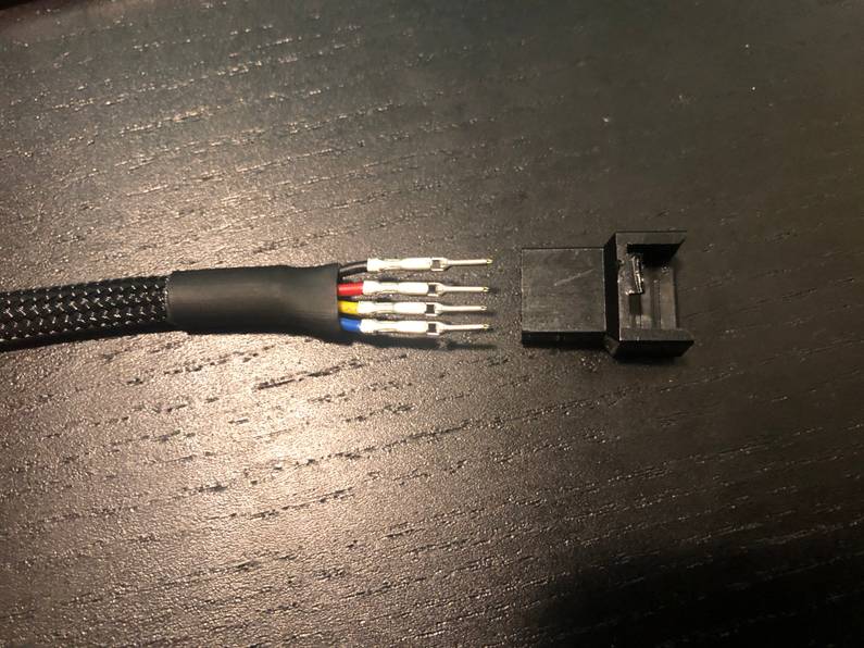 Exposing the wires without damaging the internal connectors