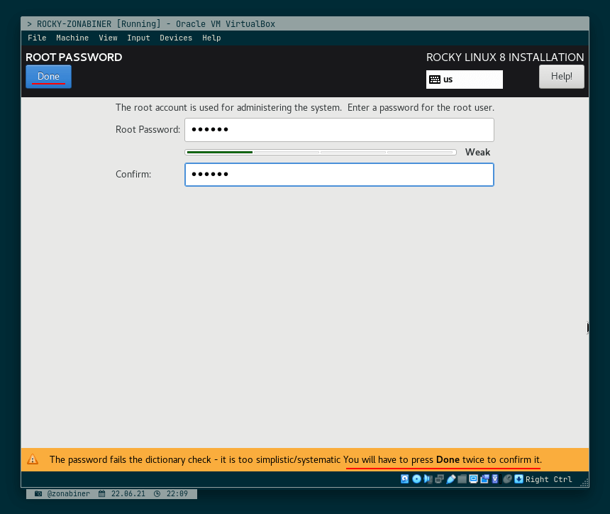 Make Root Password Rocky Linux Make Root Password Rocky Linux