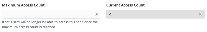 Current Access Count ticker