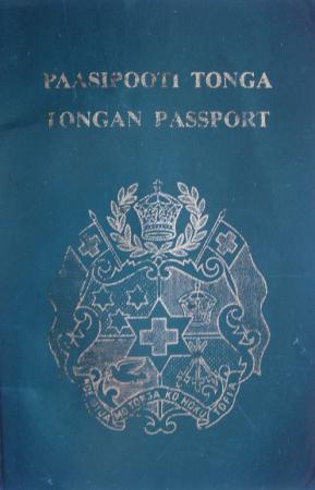 Tonga passport