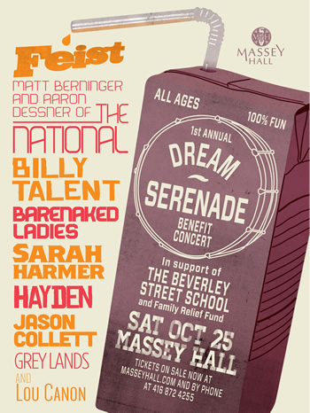 1st Annual Dream Serenade Benefit Concert poster
