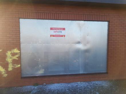 Installation of Steel Screens in a Vandalised Social Club