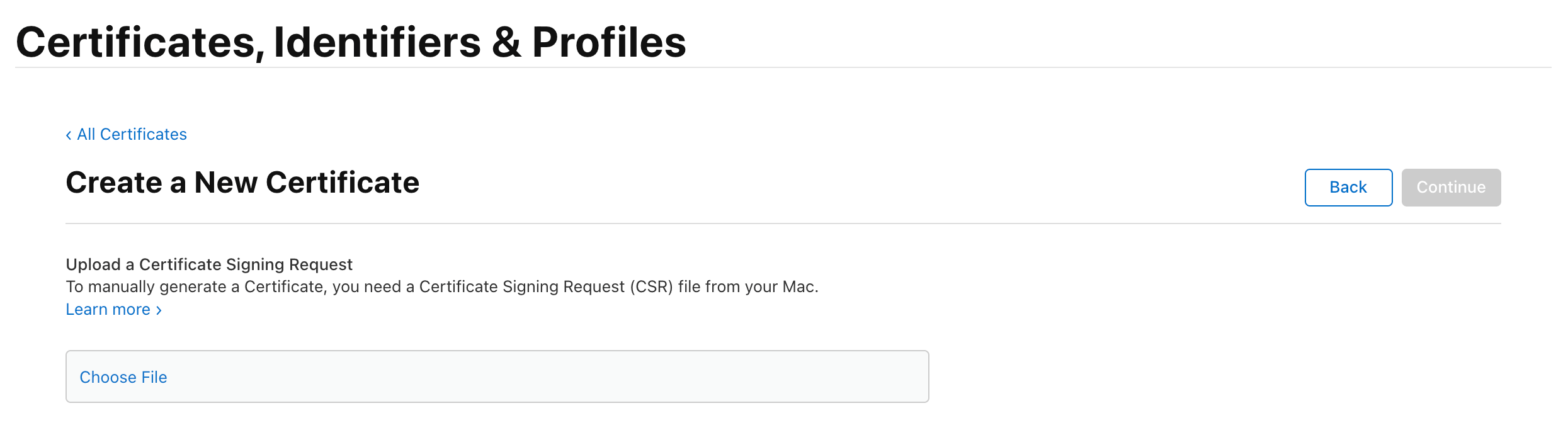 creating a certificate for mac email