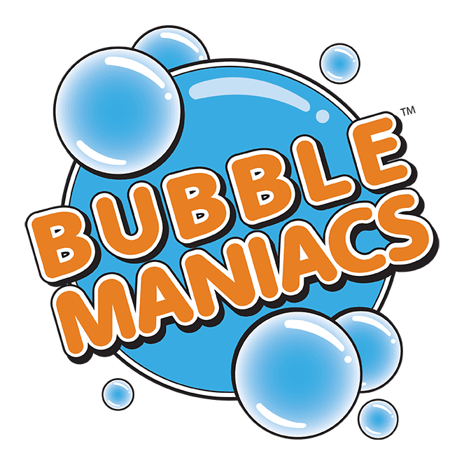 Bubblemaniacs logo.