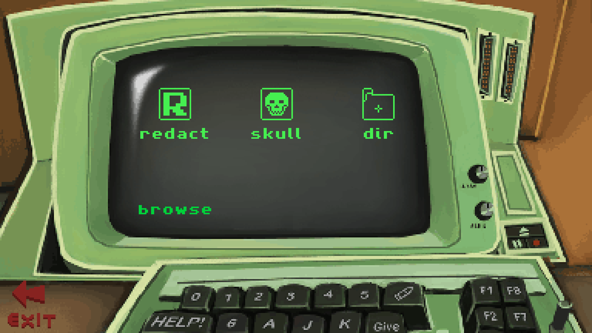 Screenshot of a Slappy 286 computer