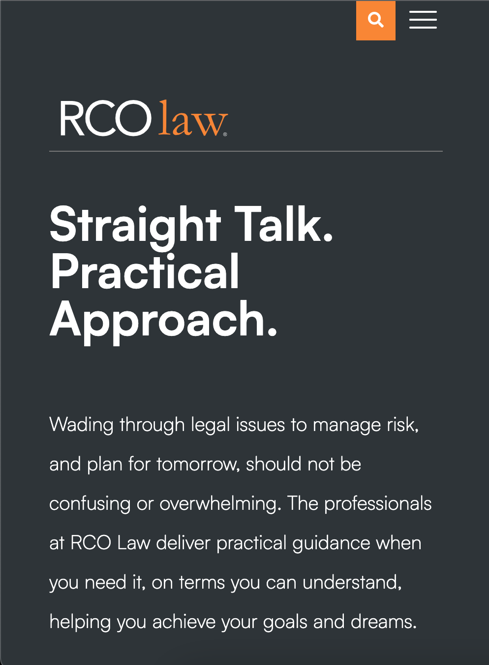 RCO Law Mobile Screenshot