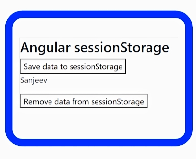Remove data in angular session storage