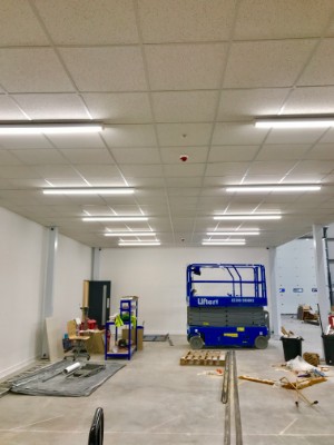 HG Electrical Image of Warehouse LED Lighting Install