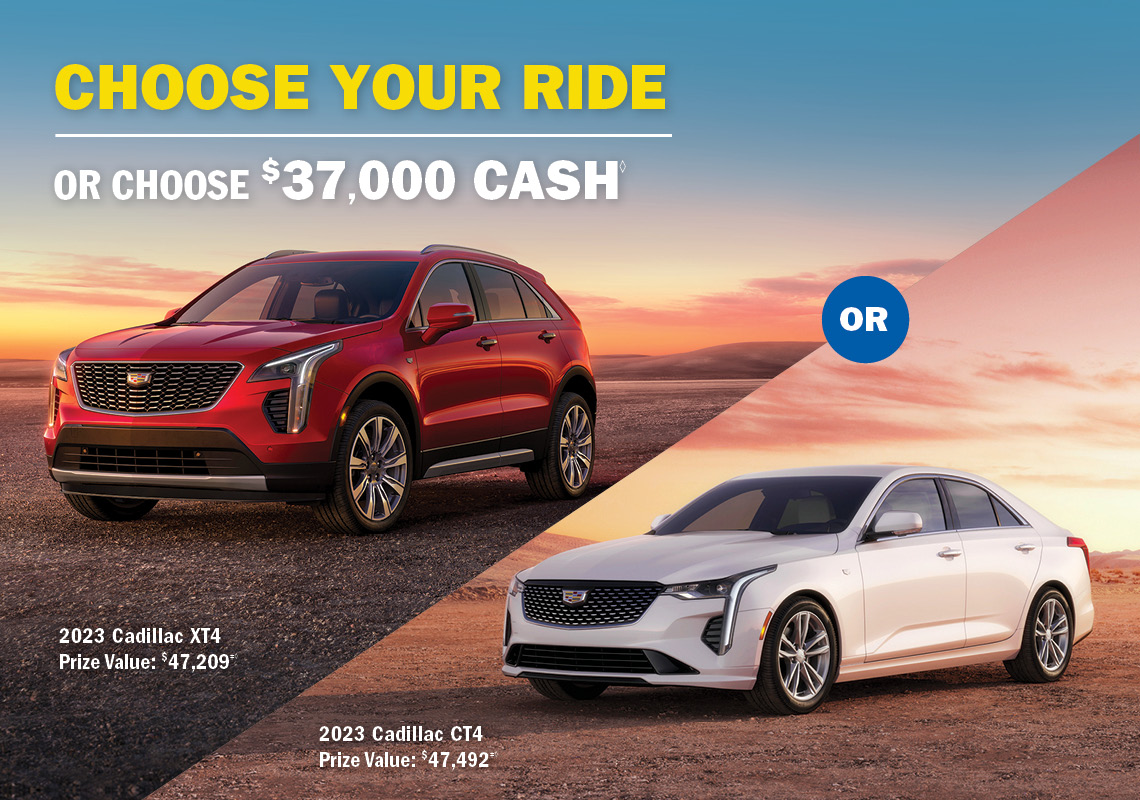 Choose your ride, or choose $37,000 cash.