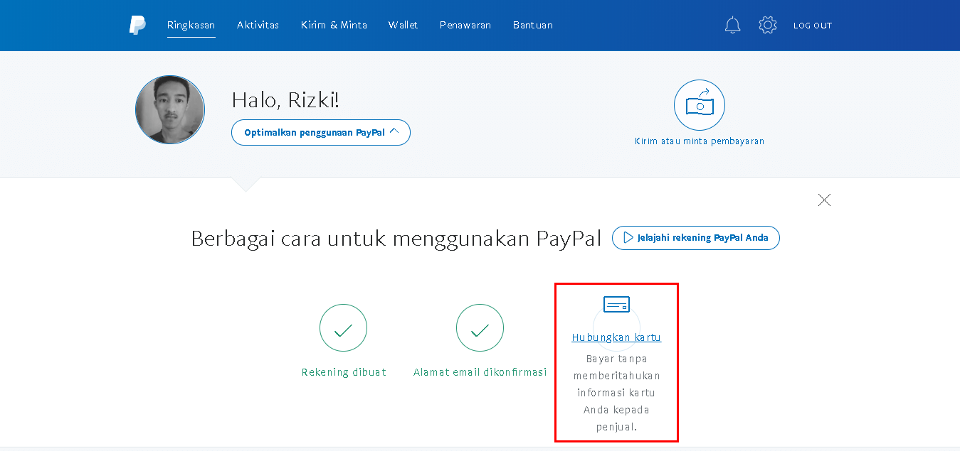 PayPal Dashboard