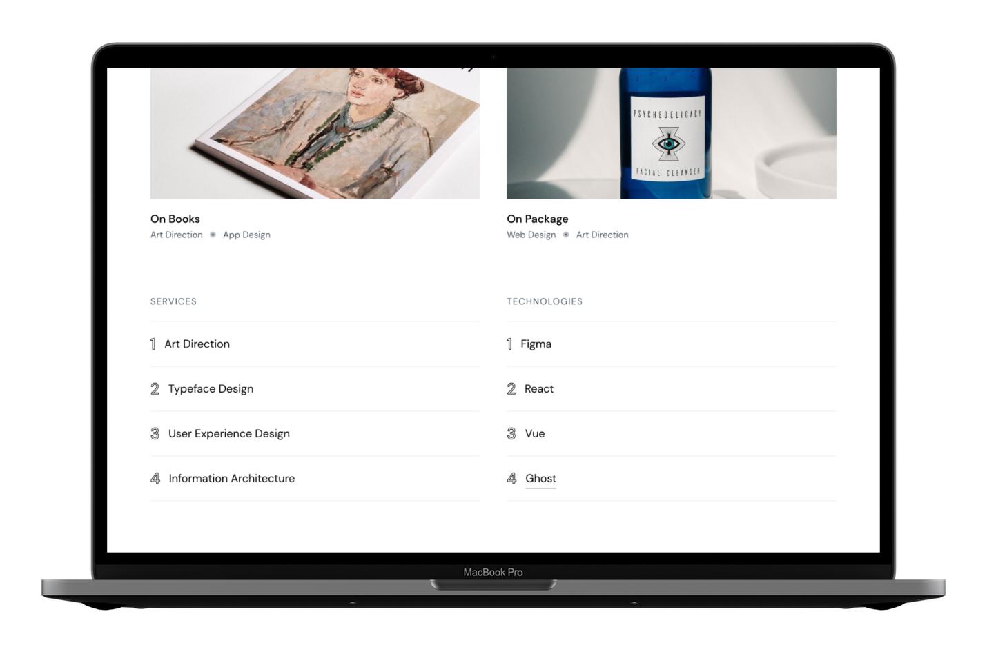 Beirut Homepage Services Section