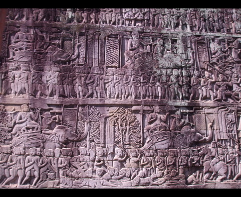 Cambodia Angkor Walls 22