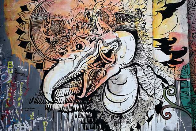 Fumes - Yogyakarta Wall Art - photo by LUCI FERRERO