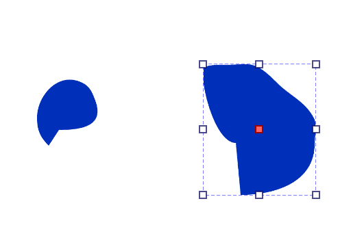 ベクター図形の選択